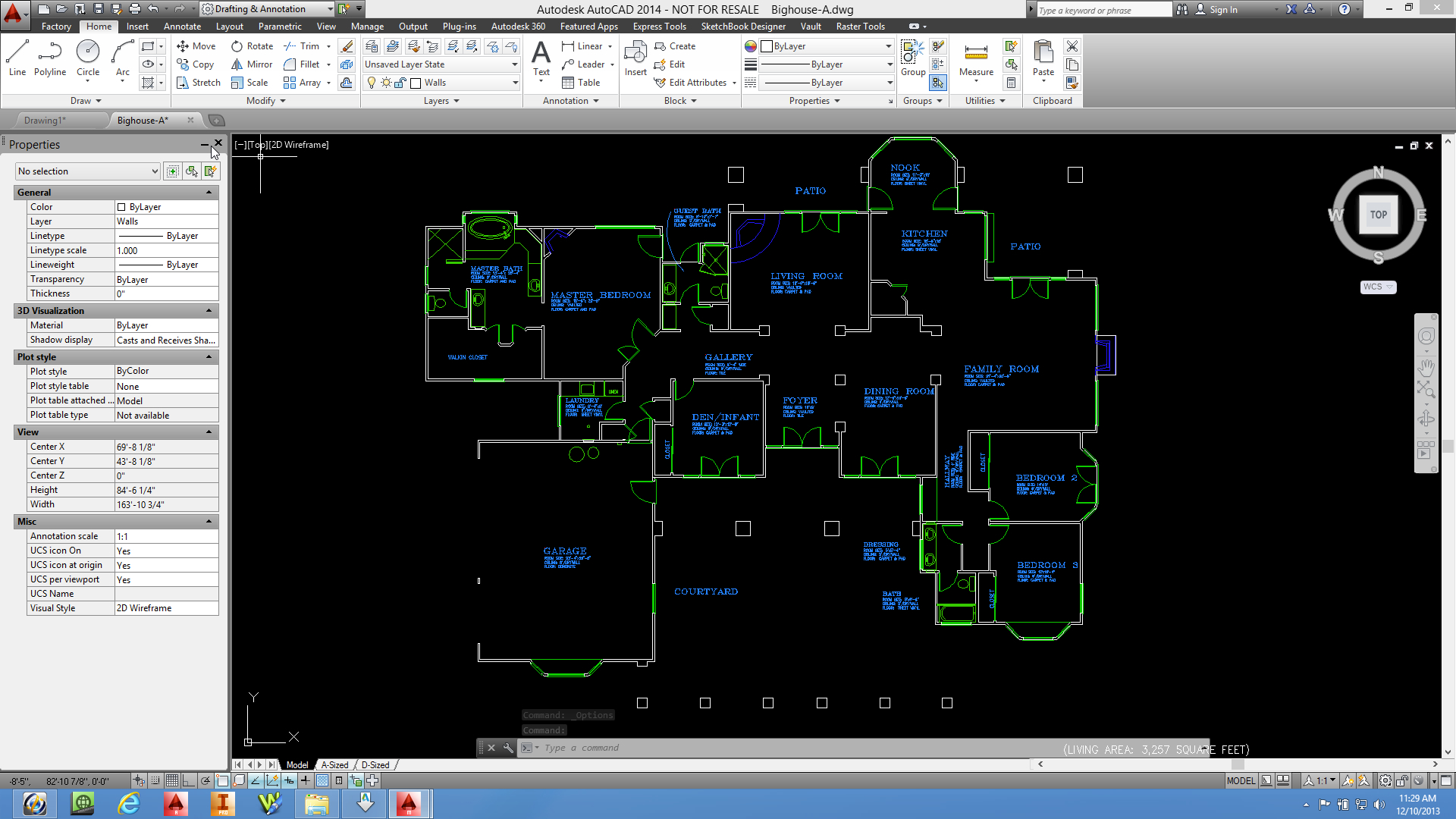 AUTOCAD Интерфейс с экрана