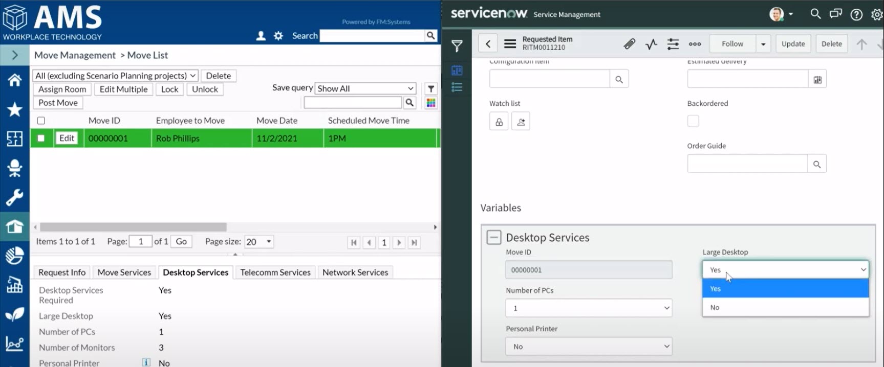 FM:Systems and ServiceNow apps