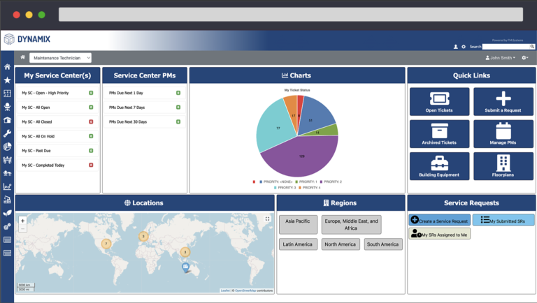 Dynamix Maintenance Technician Homepage