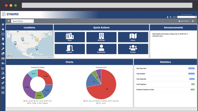 Dynamix Space Planner Homepage